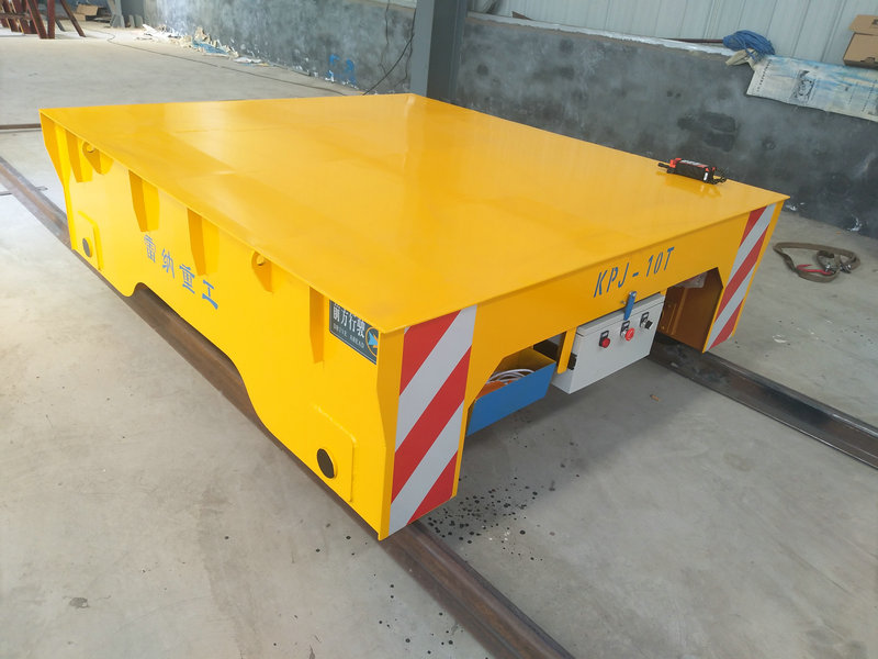 Tunge materialer 10 tonn jernbane montert kabel trommeoverføring Trolley