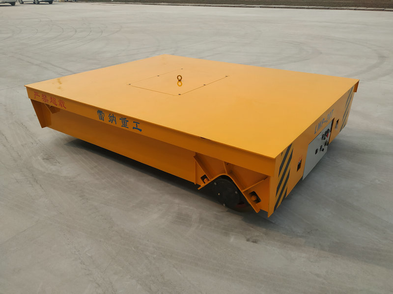 Elektrisk Heavy Duty 20 Ton Flat Bed Trolley