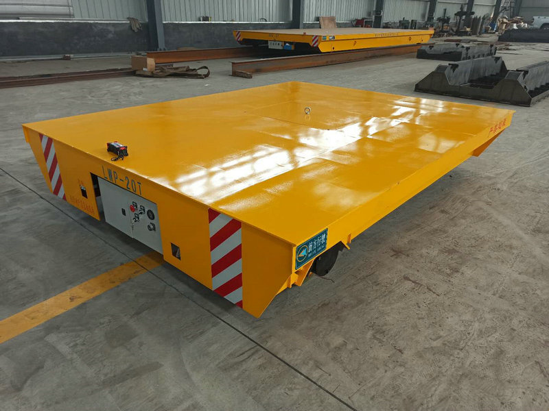 Elektrisk Heavy Duty 20 Ton Flat Bed Trolley