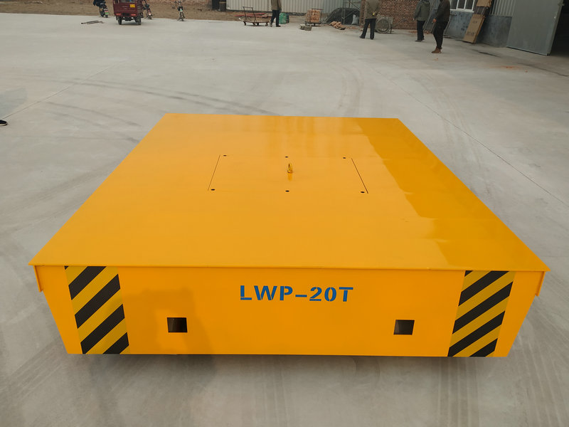 Elektrisk Heavy Duty 20 Ton Flat Bed Trolley