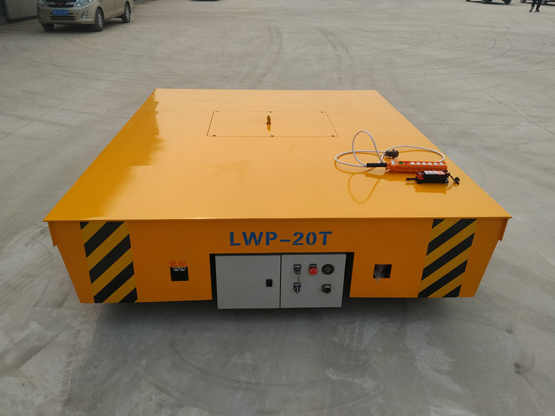 Elektrisk Heavy Duty 20 Ton Flat Bed Trolley