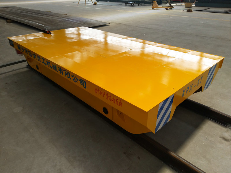 Stålrør 5 Tons Batteri Rail Transfer Trolley