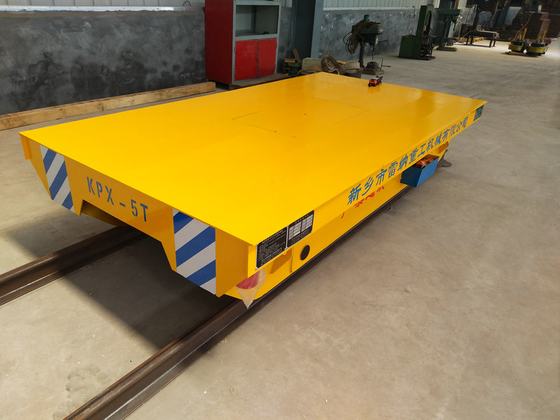 Stålrør 5 Tons Batteri Rail Transfer Trolley