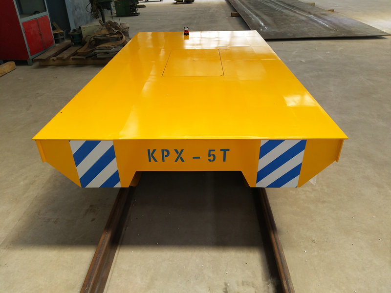 Stålrør 5 Tons Batteri Rail Transfer Trolley
