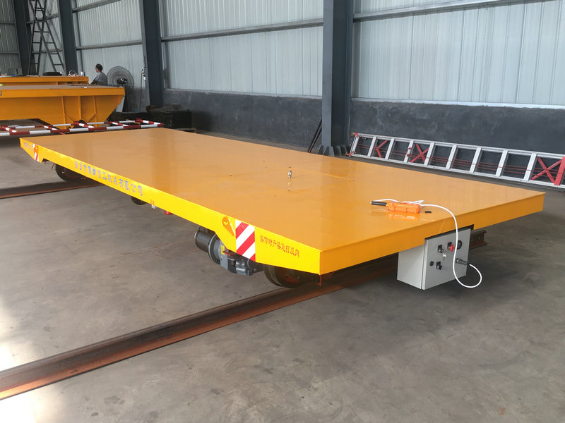 15 tonn industriell elektrisk jernbane flat vogn