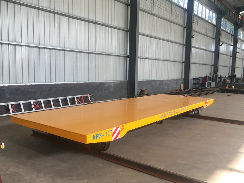 15 tonn industriell elektrisk jernbane flat vogn