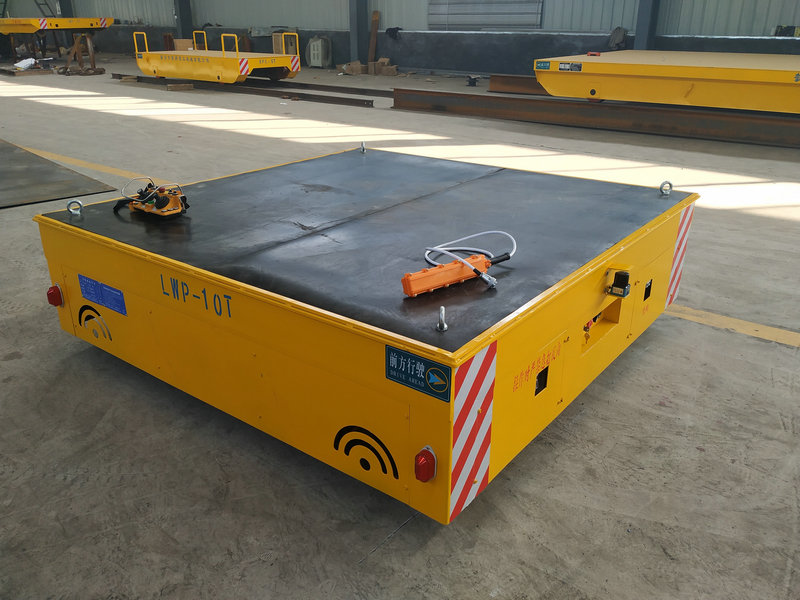 10 Tons Intelligent Trackless Transfer Cart for produksjonsindustrien