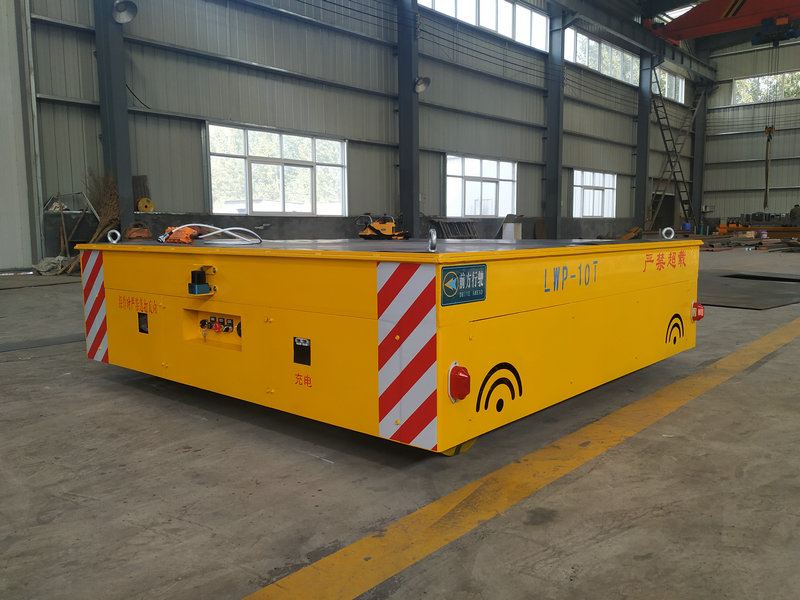 10 Tons Intelligent Trackless Transfer Cart for produksjonsindustrien