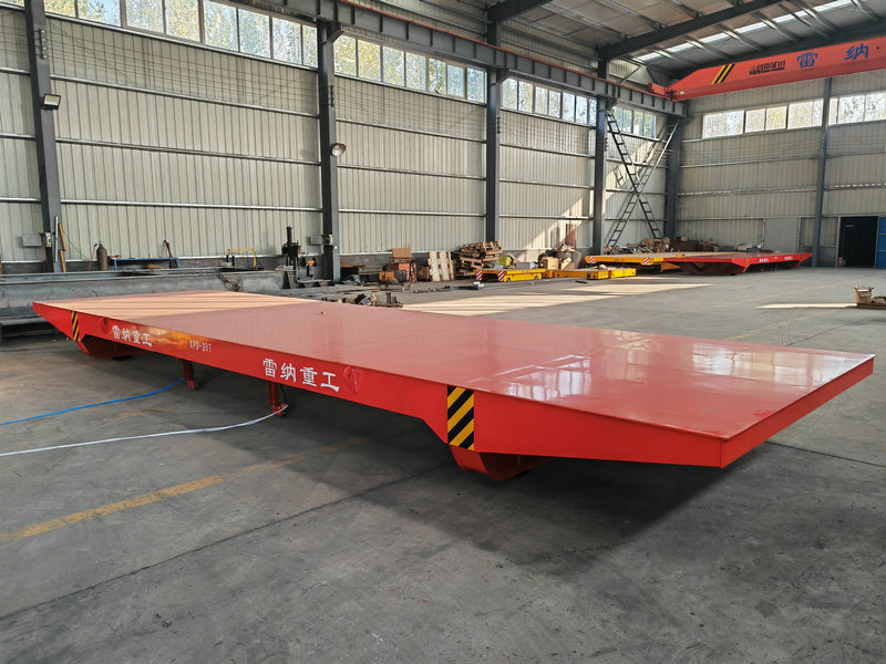 20 tonn Customized Low Voltage Powered Steel Rail Transfer Trolley