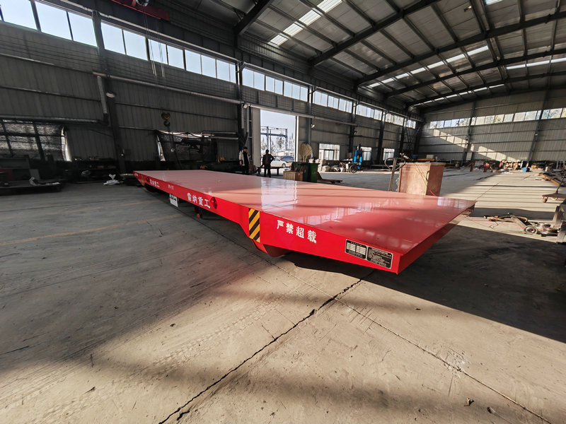 20 tonn Customized Low Voltage Powered Steel Rail Transfer Trolley