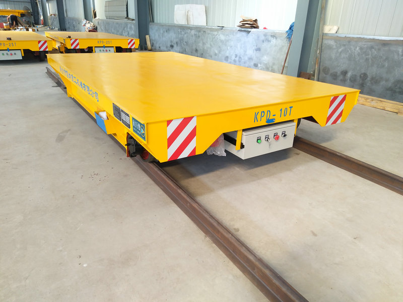Varmebehandlingsverksted Low Voltage Rail Electric Transfer Cart