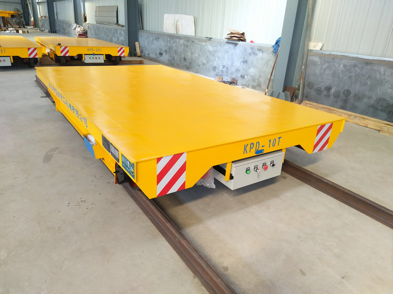 Varmebehandlingsverksted Low Voltage Rail Electric Transfer Cart