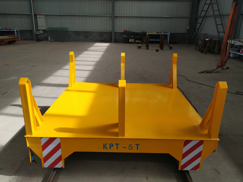 Cable Drum Powered Rail Ladle Transfer Cart i Stålmølle