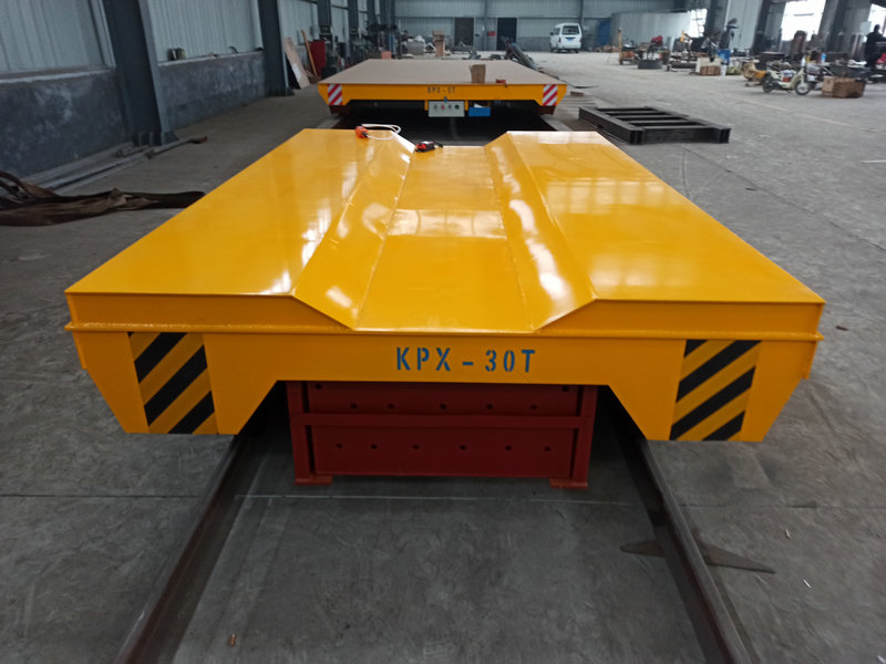 Batteridrevet 30T Rail Transfer Cart for Die og Mold Håndtering
