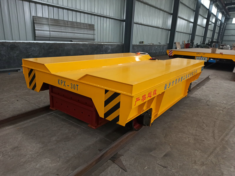 Batteridrevet 30T Rail Transfer Cart for Die og Mold Håndtering
