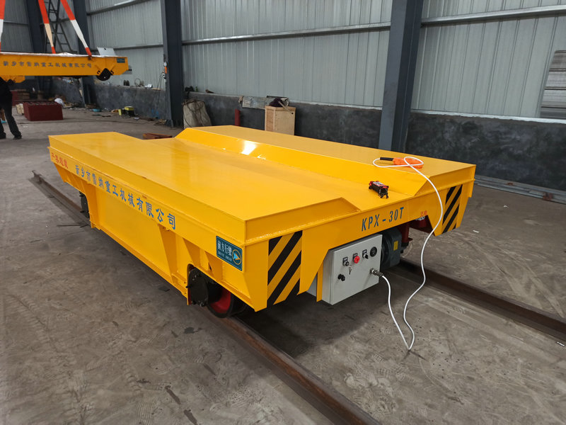 Batteridrevet 30T Rail Transfer Cart for Die og Mold Håndtering